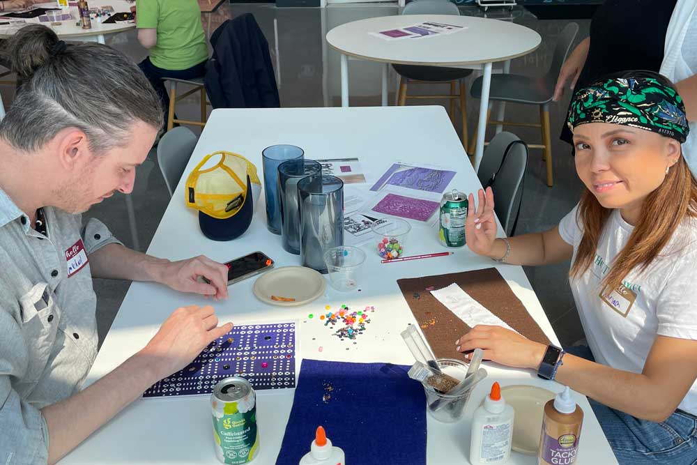 Free Art Workshop: Drawing with Thread