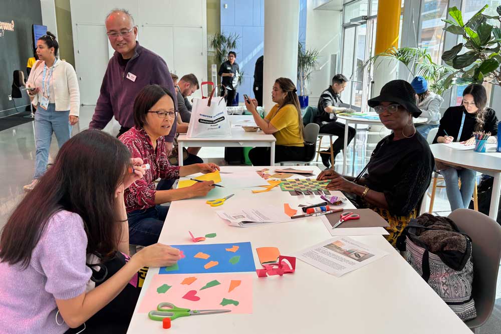 Free Art Workshop: Text Paper Weaving