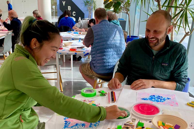Free Art Workshop: Shape Stamps