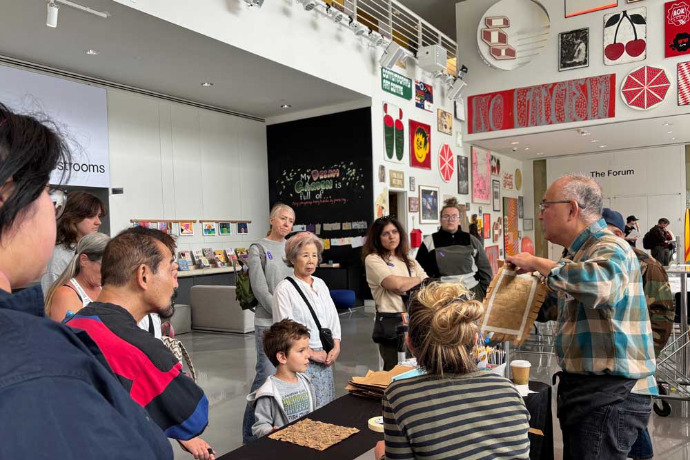 Free Art Workshop: Woven Prints