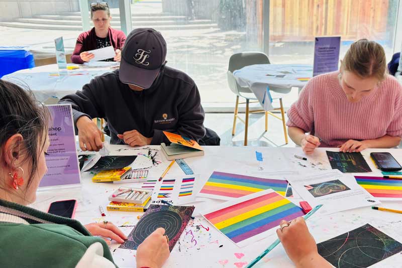 Free Art Workshop: Scratch Art Cards