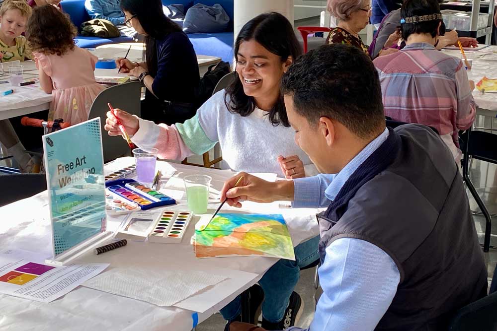 Free Art Workshop: Watercolor Resist Painting