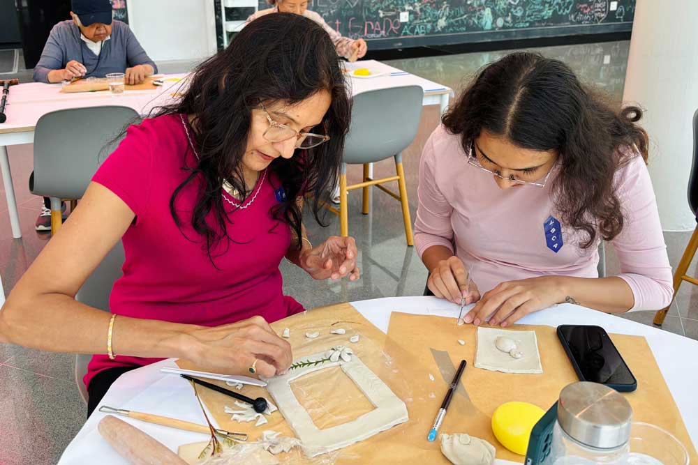 Free Art Workshop: Clay Tile Carving