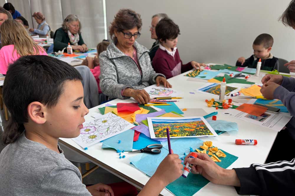 Free Art Workshop: Silhouette Landscape Collage