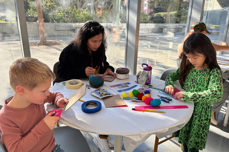 Free Art Workshop: Landscape Yarn Painting
